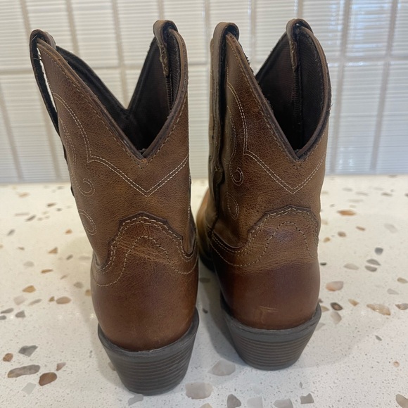 NWOT - JUSTIN WOMEN'S CHELLIE WESTERN BOOTIES - SQUARE TOE - Picture 3 of 4